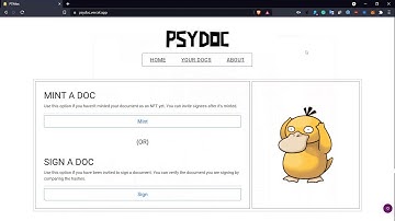 PSYdoc : A Pseudonymous, Digital-Signing protocol on Ethereum Blockchain.