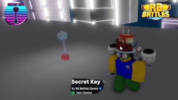 HOW TO GET THE Secret Key Badge FROM RB BATTLES! (ROBLOX)