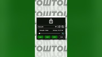 GUI Генератор паролей на Python. Полное видео на канале! #shorts