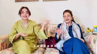 Yumna Zaidi And Bushra Apa Ji Fun Bts From The Upcoming Drama Set