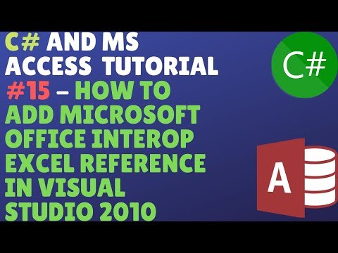 Vídeo: Como adicionar o Microsoft Office Interop Excel?