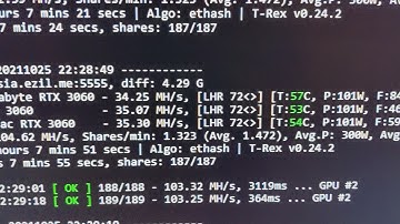BTC-S37 - Dual mining Ethereum and Zilliqa, using T-Rex