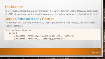 Efficiently Use PowerShell to Loop Through Nested JSON and Remove Unwanted Properties