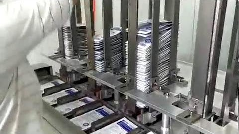 Plaster /Sachet/Pouch Automatic Cartoner with Automatic Counting Hopper