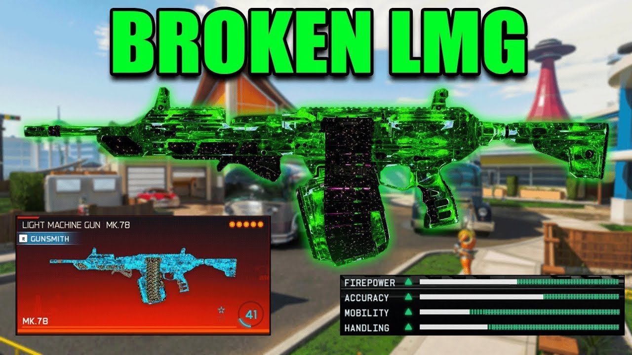 BLACKOPS7: Лучшая сборка класса для пулемета Mk 78