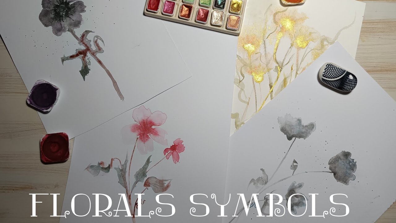 Ζωγραφίζοντας τους μύθους -Τα λουλούδια των θεών σε υδατογραφία