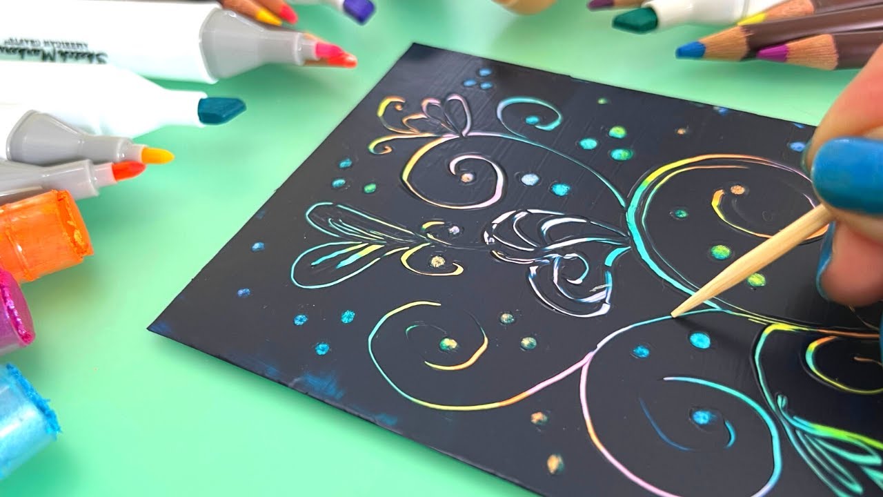 Magic Scratch Art, How to make Scratch paper