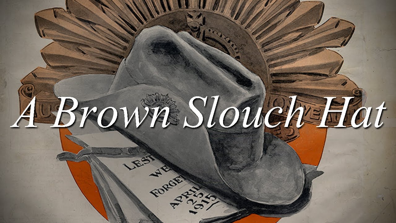 A Brown Slouch Hat 