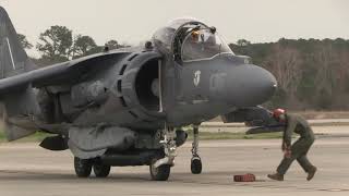 AV-8B Harrier Flight Ops with Marine Attack Squadron (VMA) 223