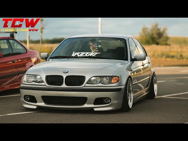 BMW E46 Static on RH ZW1 Rims Clean Tuning Project by Tobias 