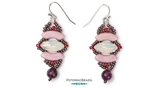 Nifty Navette Earrings - DIY Jewelry Making Tutorial by PotomacBeads