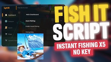 NEW Fish It Script - INSTANT FISHING X5, NO VISUAL(No Key)