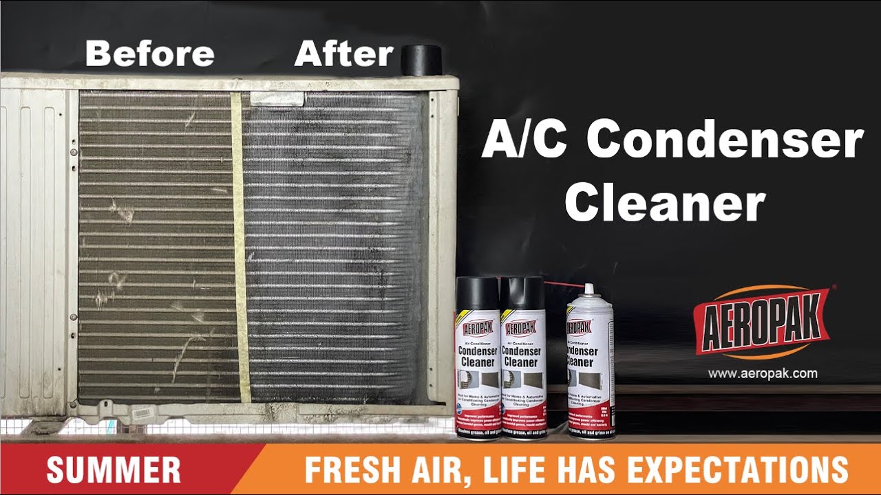 Aeropak AC Condenser Cleaner YouTube