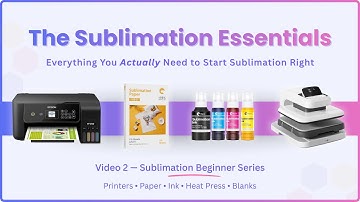 Sublimation Essentials for Beginners | The 4 Tools You Actually Need to Start #sublimation