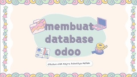 14| membuat database odoo accounting
