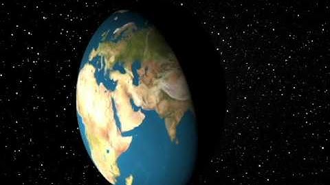 globe animation created in 3DS Max