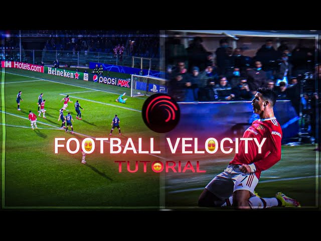 How to make football velocity tutorial on alight motion || #velocity class=