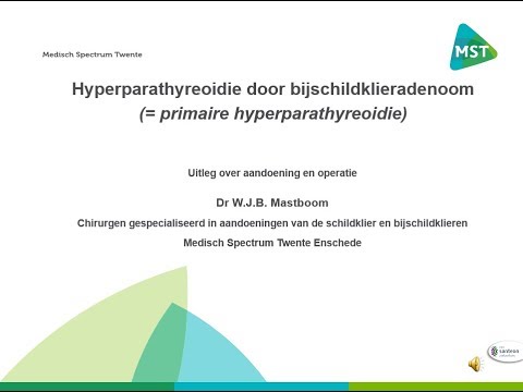 Hyperparathyreoidie door bijschildklieradenoom - uitleg over de aandoening en behandeling