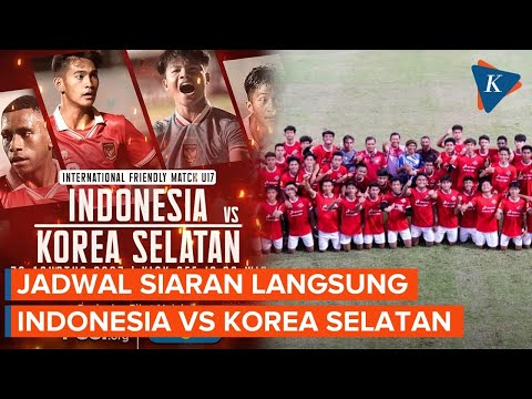 Jadwal Timnas Indonesia U-17 Lawan Korsel, Rabu Besok