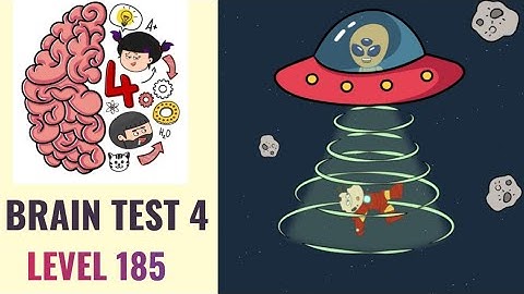 🧠 Brain Test 4 Level 185 | Save Astrodog from the evil alien! | Walkthrough