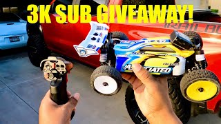 TEAM ASSOCIATED REFLEX 14B GETS A NEW ONE HANDED RADIO!! PLUS 3K SUB GIVEAWAY REVEAL 🙌🏾🙌🏾!!!