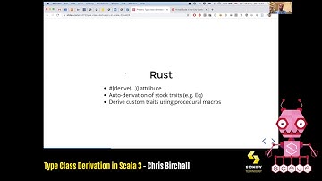 Type class derivation in Scala 3 by Chris Birchall: Scala in the City Conference