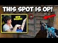S1MPLE FOUND AN OP SPOT ON NEW DUST 2 DOORS! CS:GO Twitch Clips