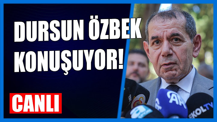 CANLI | Galatasaray Başkanı Dursun Özbek basın toplantısı düzenliyor.