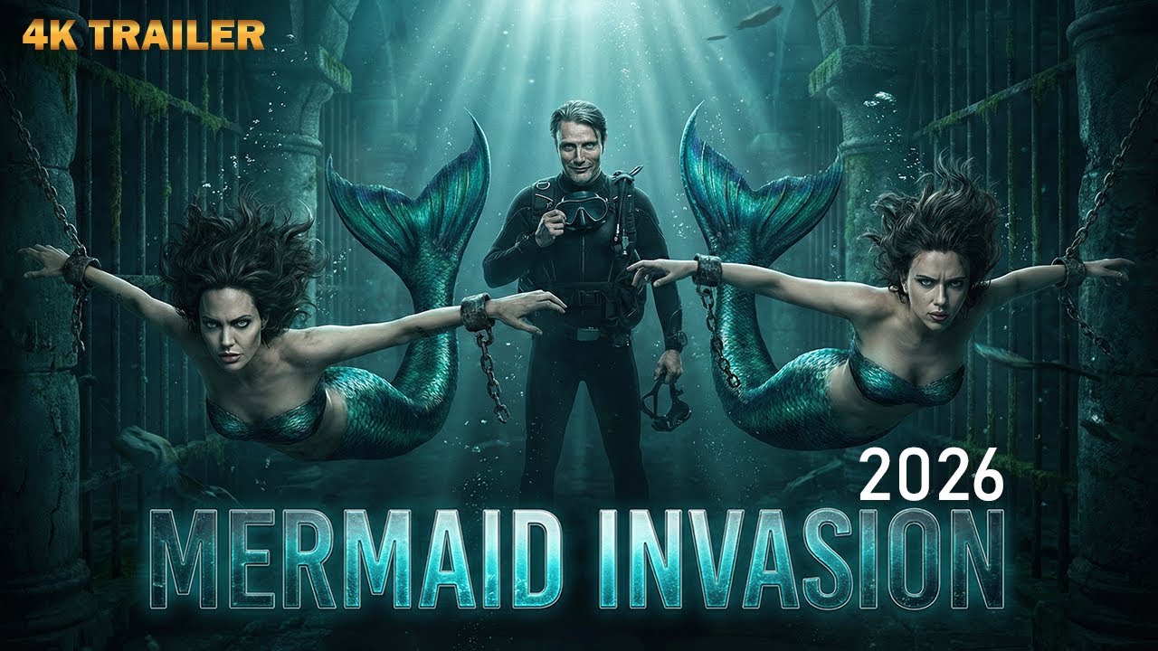 MERMAID INVASION – Official Trailer (2026) | Angelina Jolie, Scarlett  Johansson, Anne Hathaway