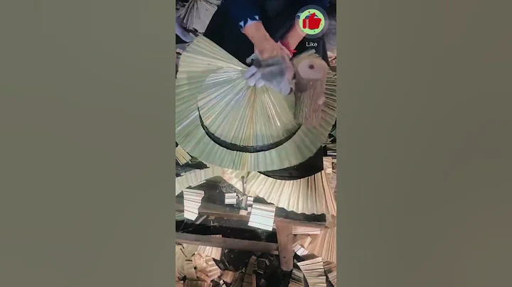 Full Steps Of Making Palm Leaf Fans #handmade #craft #amazing