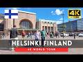 🇫🇮Helsinki, Finland Walking Tour - 4K Downtown tour｜Jul 2025