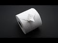 ORIGAMI TOILET PAPER CRANE (Jo Nakashima) - April fool's day #3