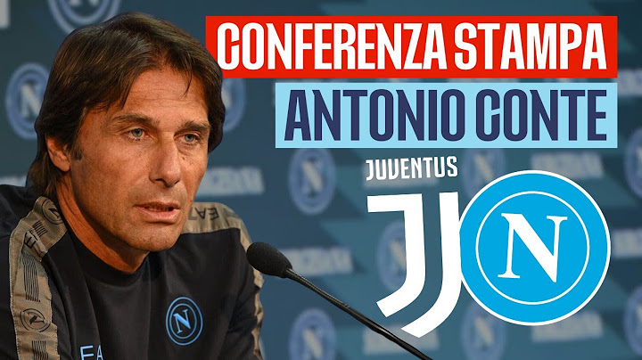 CONTE in conferenza stampa per Juventus-Napoli 🎙️ VIDEO INTEGRALE