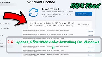 Fix Update KB5044284 Not Installing On Windows 11