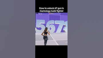 HOW TO UNLOCK THE 67 WEAPON IN ZACHOLOGY BUILD FIGHTS! #fortnite #fypシ゚viral