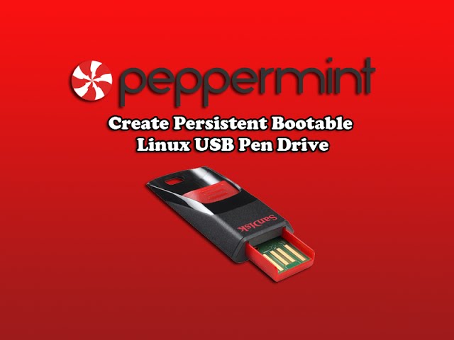 How to Create Persistent Bootable Linux USB Pen Drive - YouTube