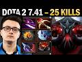 Shadow Fiend Dota 2 7.41 with 25 Kills and Madness - Dota Gameplay
