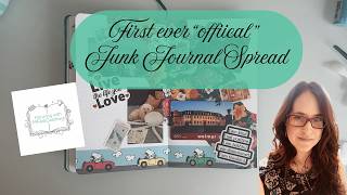 First ever official junk journal spread