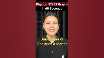 Quickly Revise Physics NCERT Graphs (Dual Nature of Radiation & Matter) in 60 Seconds!