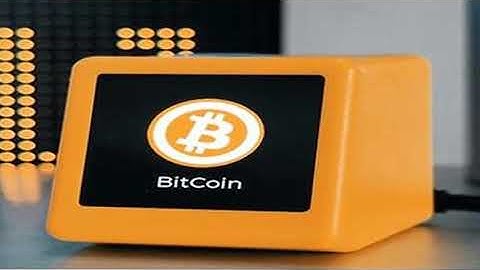 GeekMagic PRO BitCoin Stock Price Tracker Ticker Cryptocurrency in Real Time On Desktop Gadget BTC E