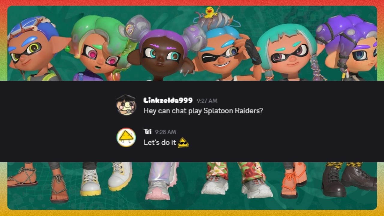 NON SPLATOON FAN PLAYS SPLATOON RAIDERS WITH CHAT!