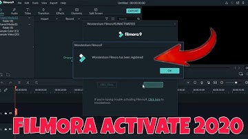 Wondershare Filmora 9 free activation in 2020