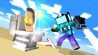 Minecraft Mobs : Little Skibidi x Big Titan Skibidi VS RUNNER CHALLENGE - Minecraft animation