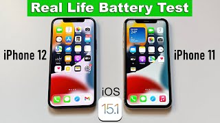 iPhone 12 vs iPhone 11 Battery Test (2022)🔥 | How Much Difference is There? (HINDI)