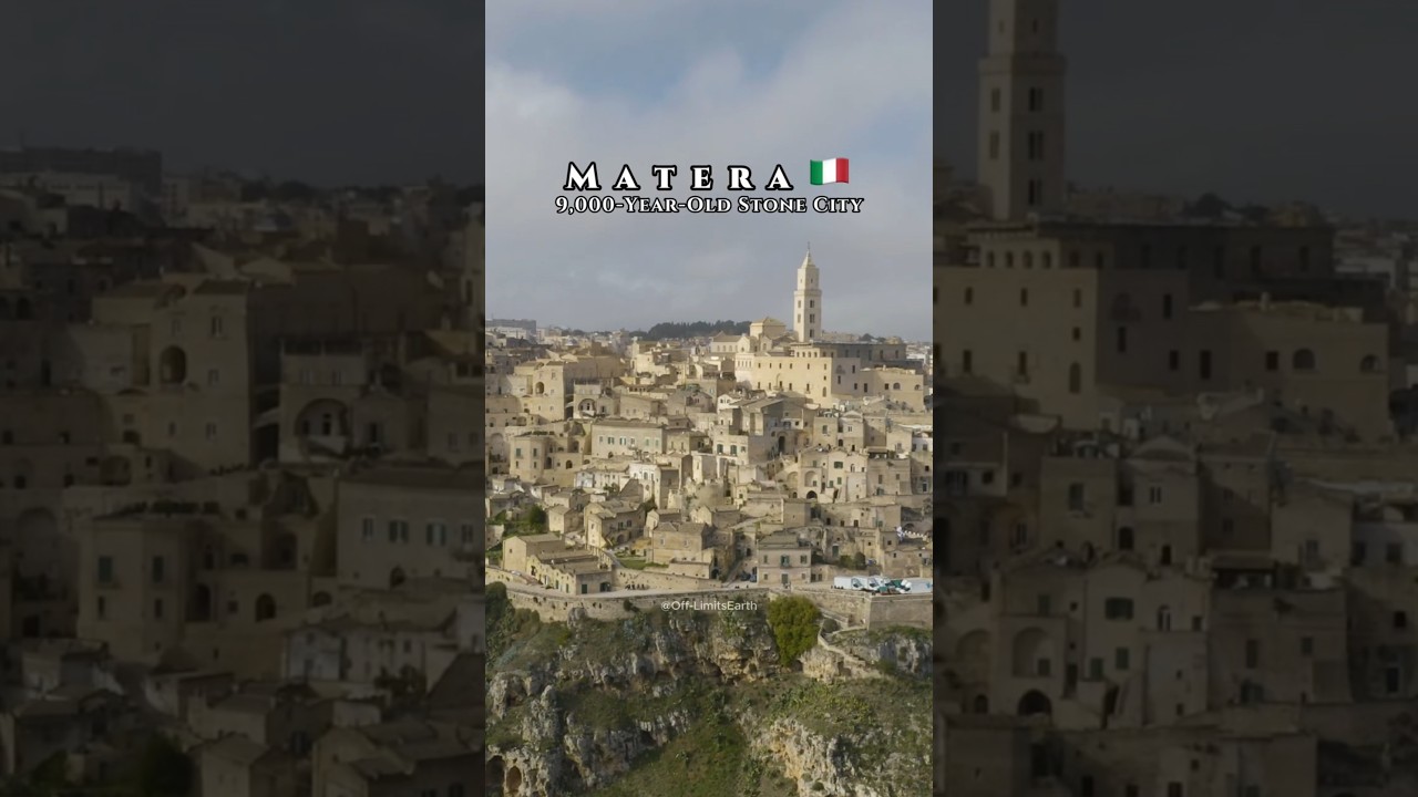 Matera 🇮🇹 – 9,000-Year-Old Stone City in Southern Italy 