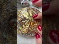 手のひらサイズのお月様🌕🌑#テクスチャーアート #アクリル絵の具 #レジン #resin #モデリングペースト