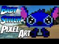 Baby stitch pixel art  ark survival evolved