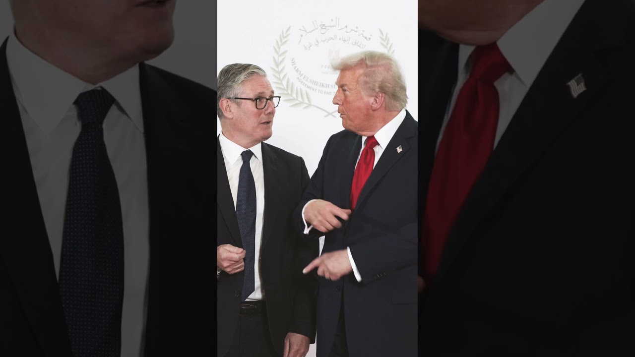 Keir Starmer and President Trump in Egypt for Middle East peace summit