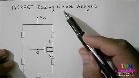 MOSFET  part 2 of 4:  MOSFET biasing circuit analysis with MATLAB