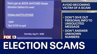 Spam texts increase as US election nears
